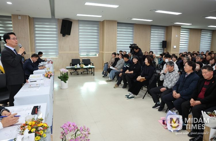 심덕섭 고창군수, 군민행복 활력고창 나눔대화