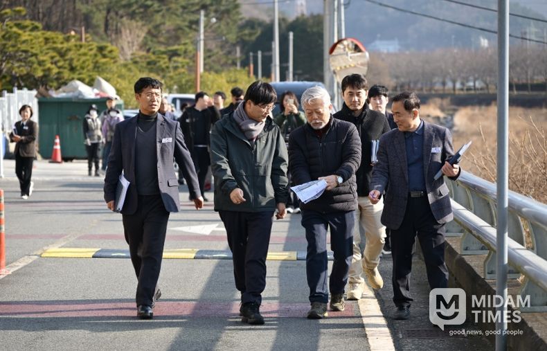 변광용 거제시장, 시민공감 간담회 민원 현장 점검