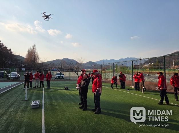 창원특례시, 산불 예방을 위한 산림 드론감시단 전문교육 실시