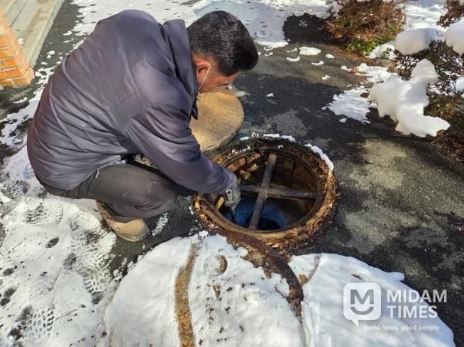 영암군 동면 모기 유충구제사업