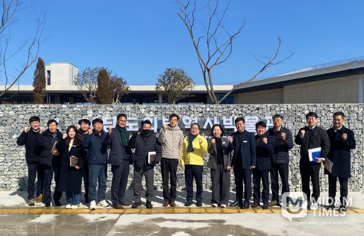강상구 부시장과 관계 부서장들이 지난 9일 남도의병역사박물관 현장 점검을 실시했다.