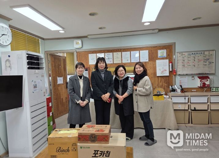 두레지역아동센터 종사자 격려 및 위문품 전달
