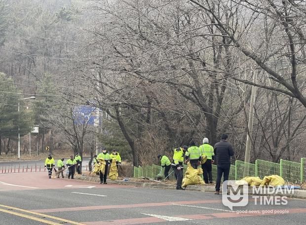 대전 중구, 설맞이 쓰레기 일제 대청소 완료