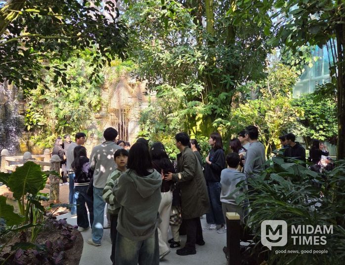 거제식물원, 2만 2천여 명 찾아 명절 대표 관광지 입증