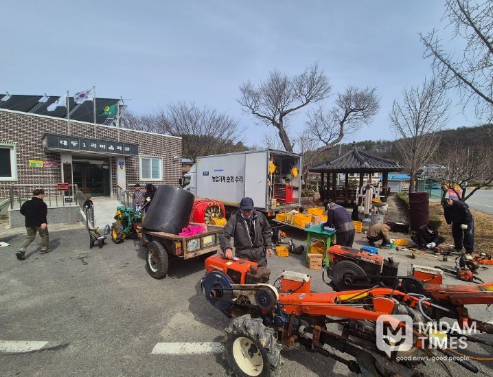 경산시, 영농철 맞아 농기계 순회 수리 교육