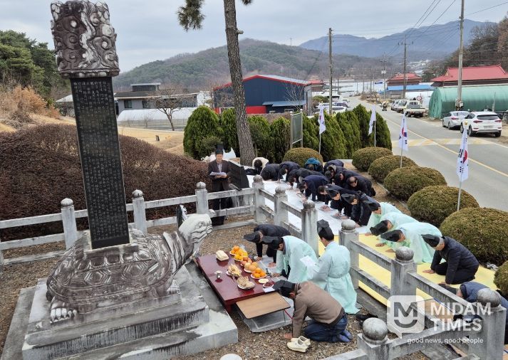 3·1절 맞아 독립지사 우초 백성흠 선생 추모제 거행