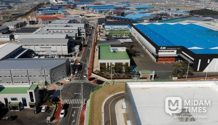 경주시 외동 산업단지 전경