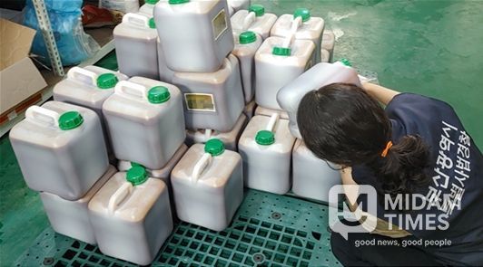 소스류 등 식자재 창고 점검 현장