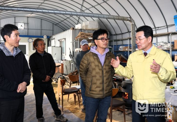 스마트팜 농업인 하우스 현장 방문 애로사항 청취