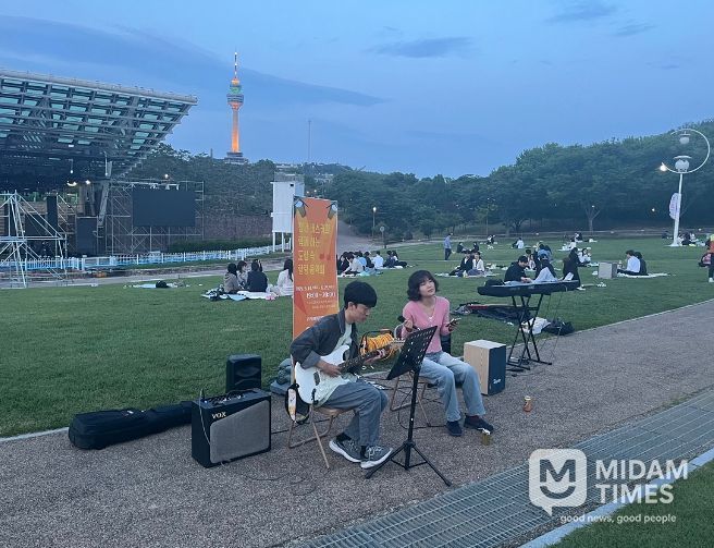 코오롱야외음악당 버스킹