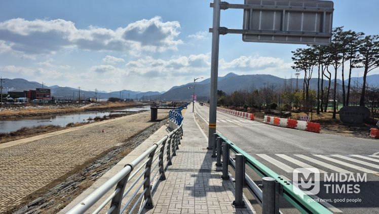 “예수마을~사주천년교 보행로 조성으로 사천강 보행환경 확 달라진다”