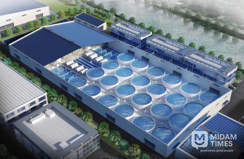 스마트양식 클러스터 테스트베드 조감도.