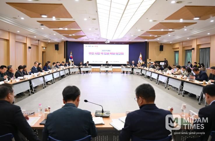 김천시, '2027년 주요사업 국·도비 확보 보고회' 개최