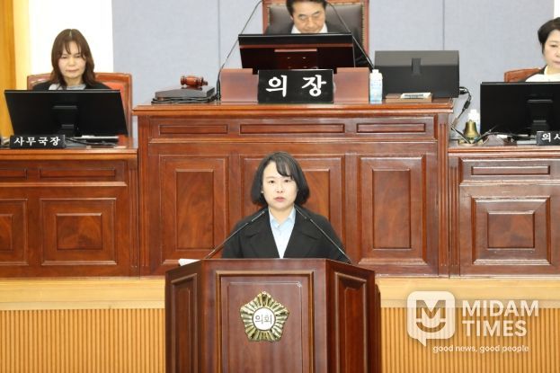 이혜인 남구의원, 본회의서 파크골프장 연회원제 도입 반대의견 피력