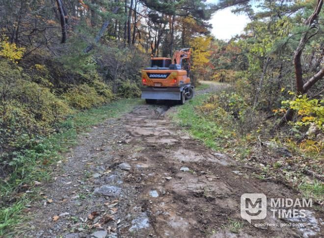 의성군, 해빙기 대비 임도시설 안전점검 실시