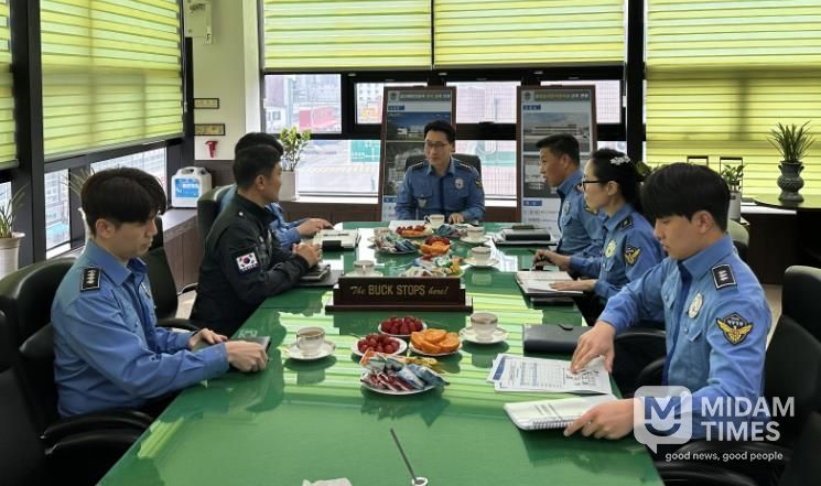 울진해경, 지휘관과 소통 공감 간담회 개최(3.23.울진해경서 제공)