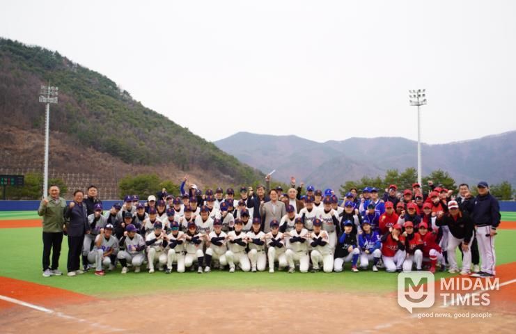 청도군‘빈 여자야구단’창단.(운문면소재 청도베이스볼파크)