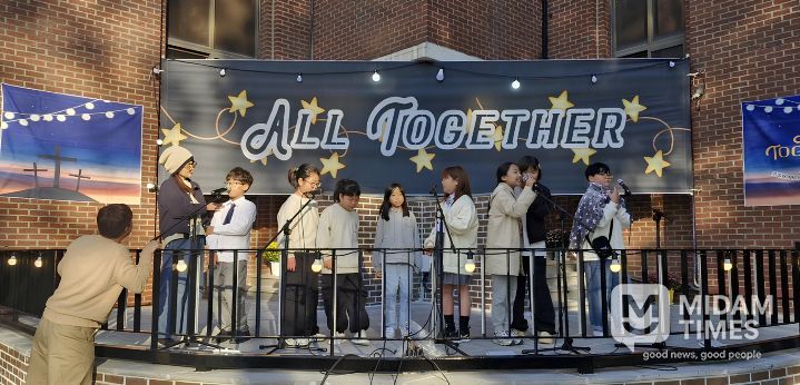 2025년 보컬교실 공연 리허설 장면