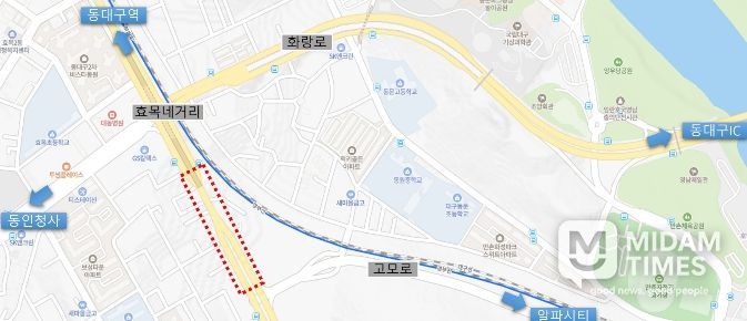 개선대상지 위치도