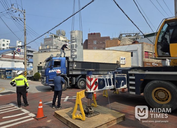 통영시, ‘노후굴뚝 철거’ 도심 속 안전 확보