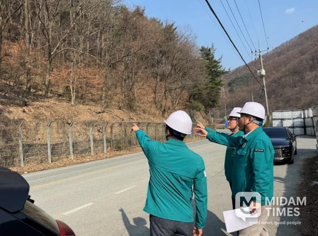 경산시, 해빙기 대비 급경사지 및 산사태 취약지역 안전점검 실시