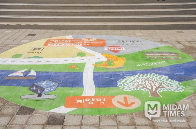 접근성 개선사업(계양아라온~황어장터 역사문화센터 보행유도)