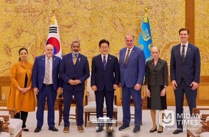 미 하원의원단 접견(청와대)