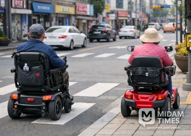 경주시는 4월 1일부터 전동휠체어와 의료용 스쿠터 이용자를 대상으로 배상책임보험 지원사업을 시행한다