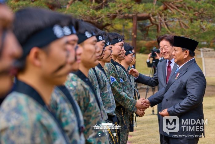 육군 태권도 시범대 공연 관람(청와대)