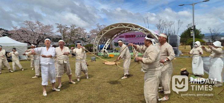 구미 발갱이들소리, 지산샛강에 울려 퍼지다