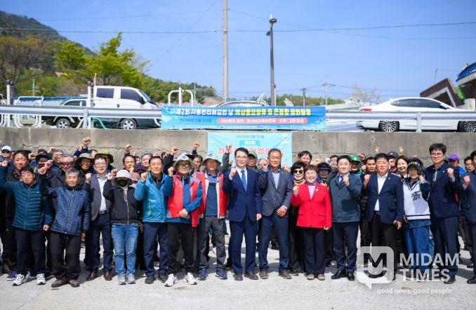 해삼 종자 방류 및 해안정화 활동