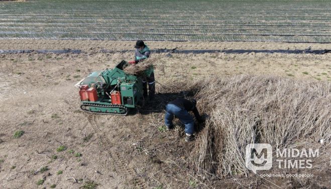 산청군 오부면, 영농부산물 1.5㏊ 규모 파쇄