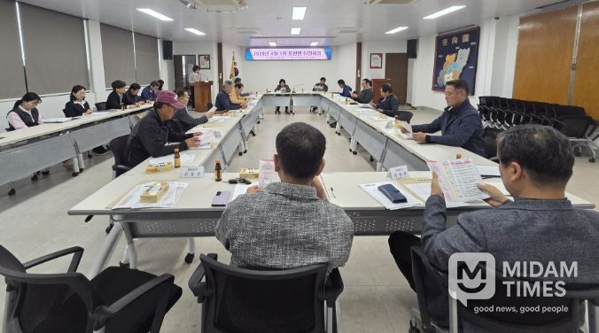 도천면 이장회의 통한 마을순회 소통 홍보
