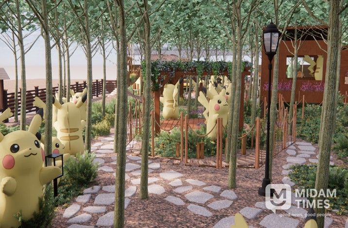 2026 서울국제정원박람회 캐릭터팝업정원 조감도(포켓몬코리아 팝업정원(포켓몬코리아 30주년))