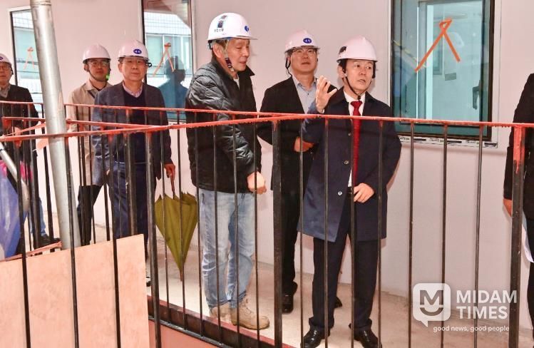 진주시, ‘강남지구 도시재생 거점시설’ 현장점검 - ‘청년머뭄센터’