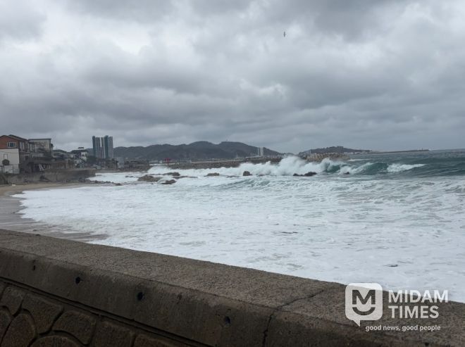 울진해경, 위험예보제「주의보」발령, 너울성 파도 주의