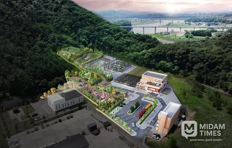 경기북부야생동물생태관찰원 조감도