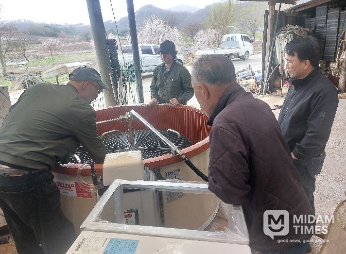 영양군, 볍씨 소독 ‘온탕소독기’ 보급으로 방제효과 높여